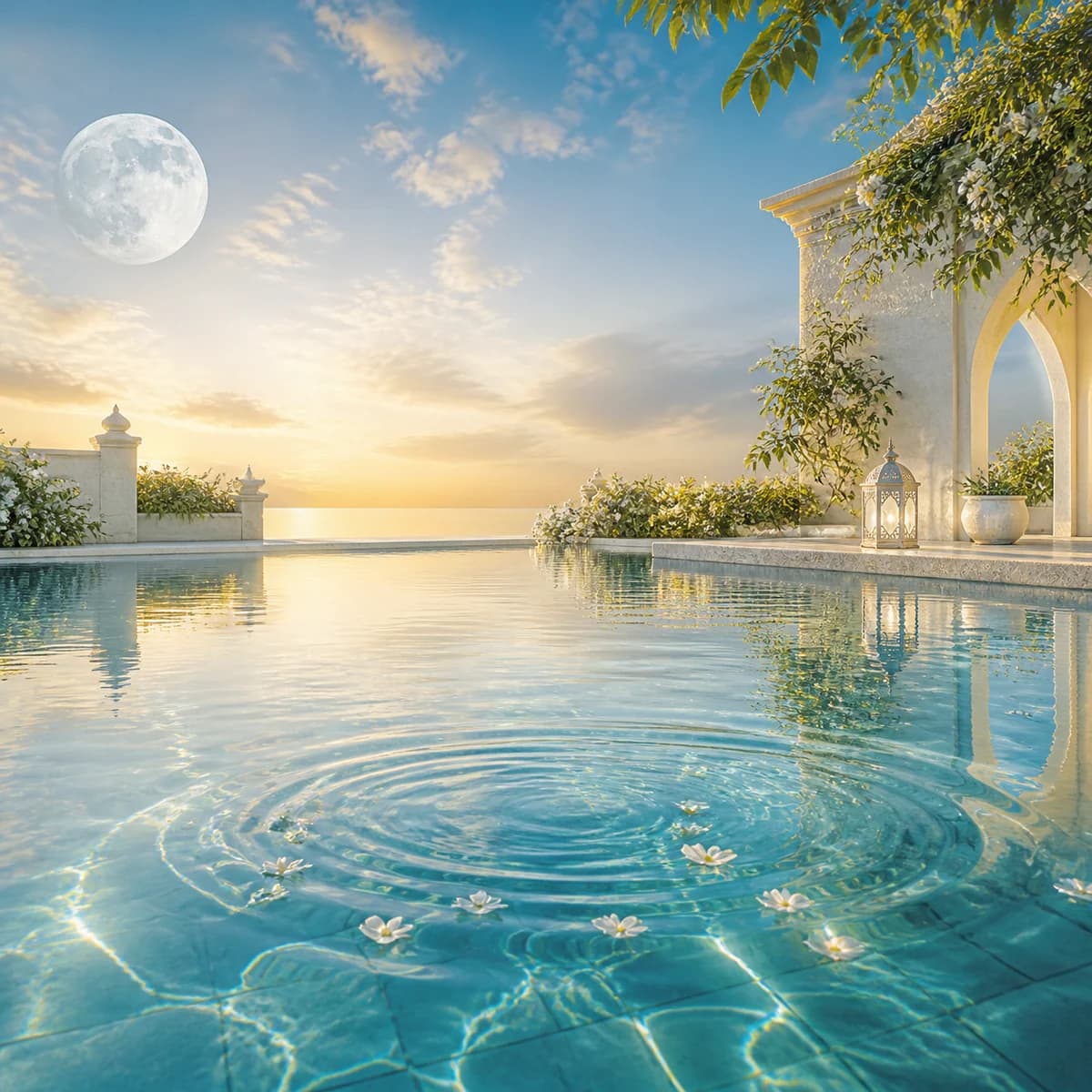 Water dream symbol illustration